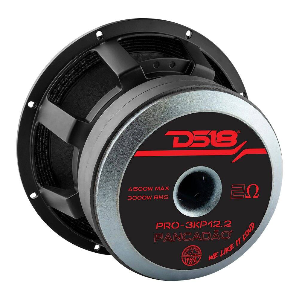 D518  
4500W MAX  
3000W RMS  
2Ω  
PRO-3KP12.2  
PANCADÃO  
WE LIKE IT LOUD  
USA