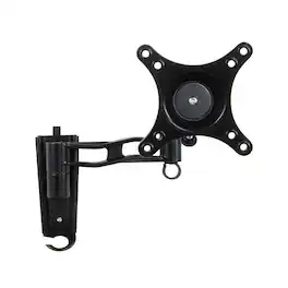 RackSolutions - Universal Monitor Wall Mount Arm, Adjustable with 14" Extension, 75-100mm VESA - Black