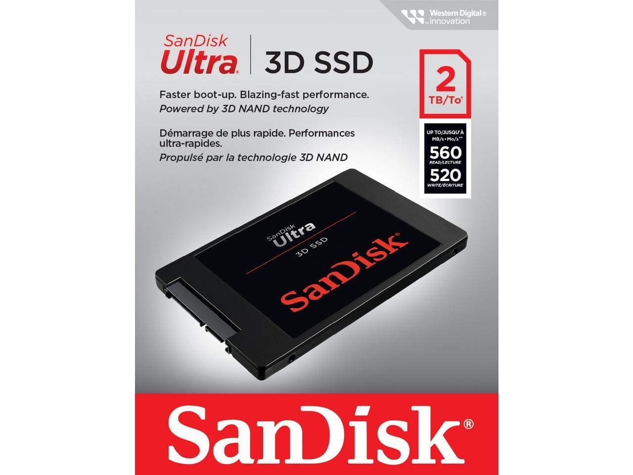 SanDisk - Ultra 2.5" 500GB SATA III 3D NAND Internal Solid State Drive (SSD) SDSSDH3-4T00-G26
