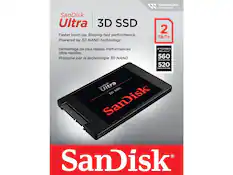 SanDisk Ultra 3D SSD
Faster boot-up. Blazing-fast performance.
Powered by 3D NAND technology
Démarrage de plus rapide. Performances ultra-rapides.
Propulsé par la technologie 3D NAND
2 TB/To
UP TO/JUSQU'A
560 MB/s*
READ/LECTURE
520 MB/s*
WRITE/ECRITURE
Western Digital
innovation