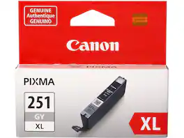Canon - CLI-251 XL High Yield Ink Cartridge - Gray