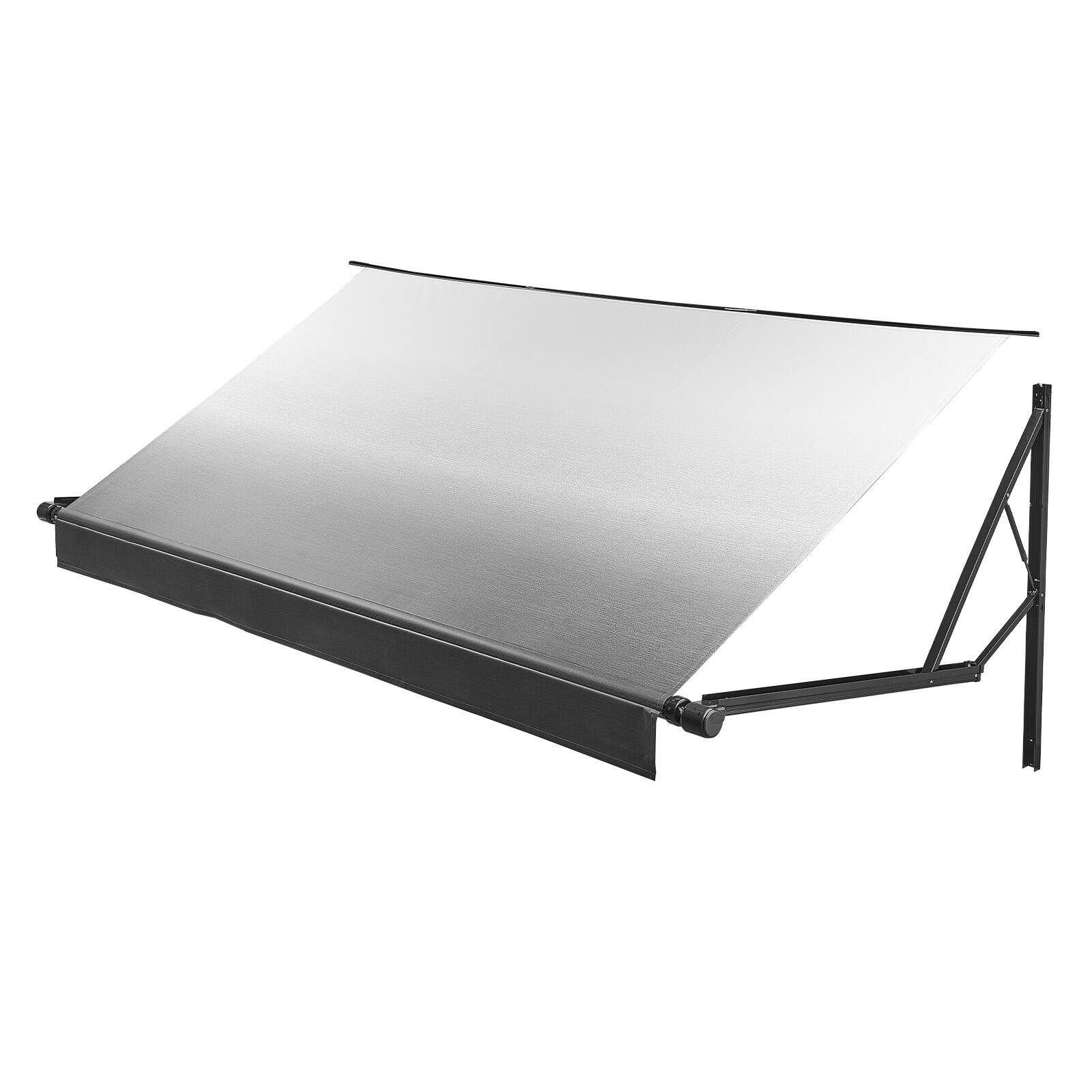 Alt View 5. VEVOR - Motorized RV Awning Complete Kit, 15.06FT Electric Retractable RV Awning with Aluminum Alloy Frame & Waterproof Fabric - Gradient Black.