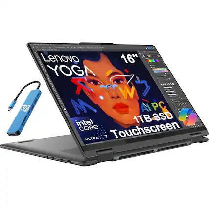 Lenovo 16" YOGA 2 IN 1 PC 1TB SSD intel CORE 7 Touchscreen ULTRA