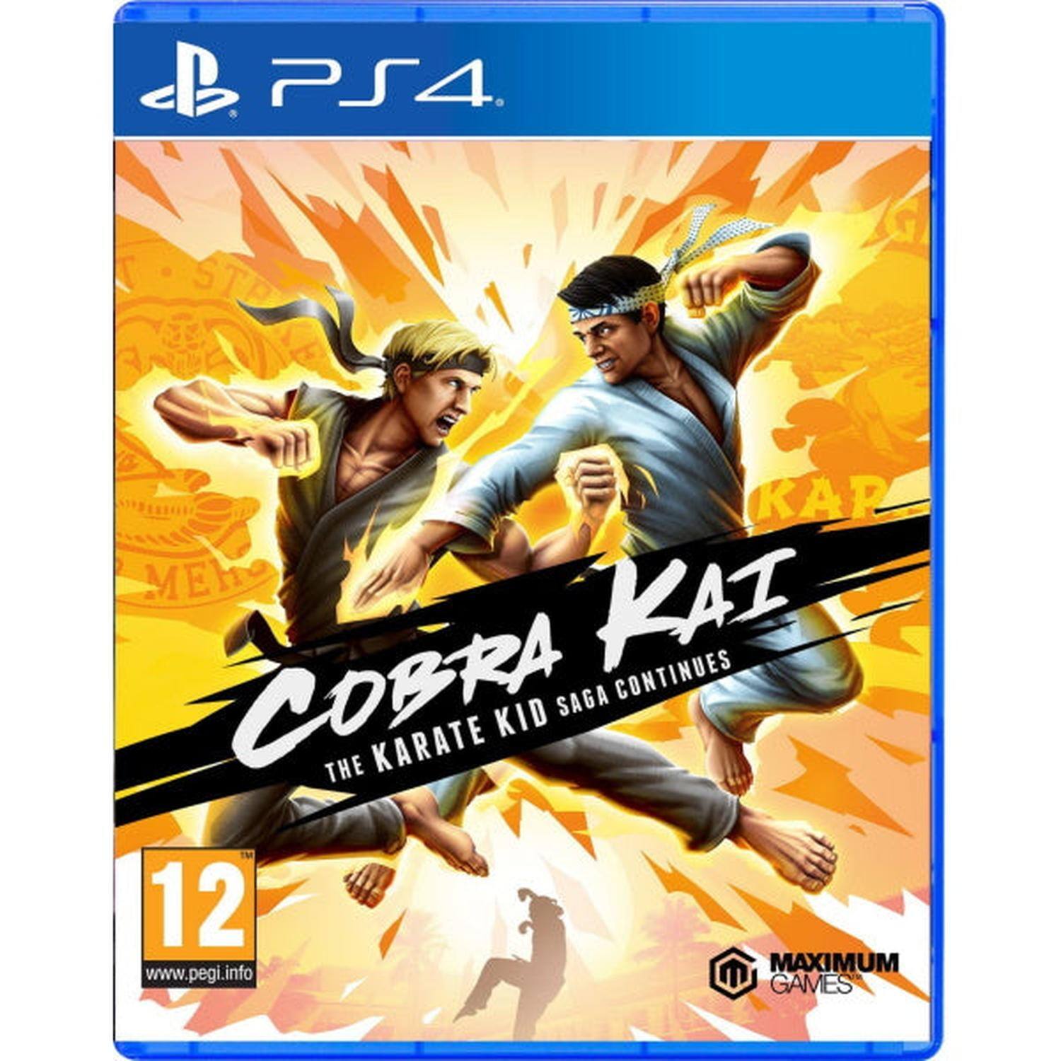 PS4  
Cobra Kai  
The Karate Kid Saga Continues  
12  
www.pegi.info  
Maximum Games - T (Teen 13+)