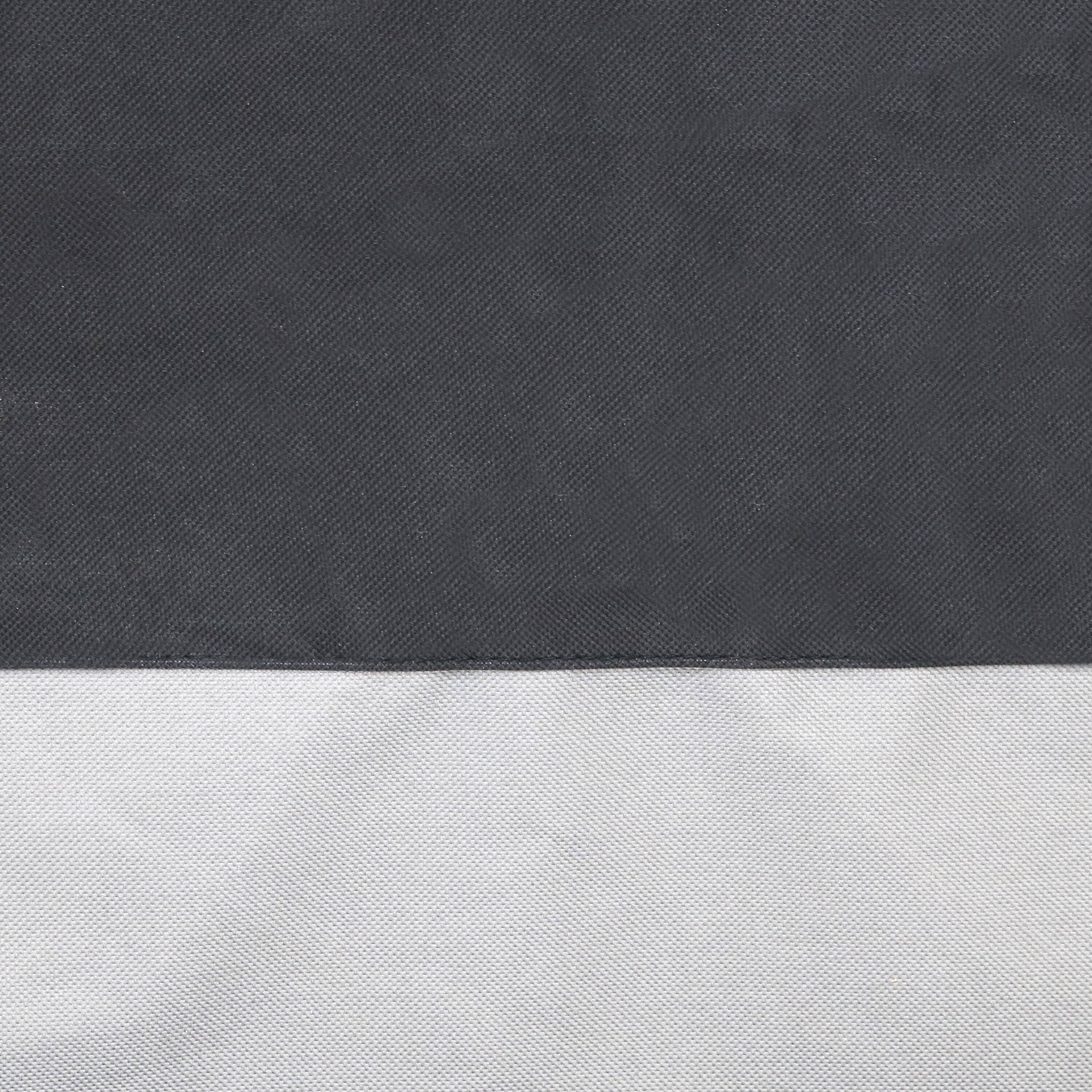 Alt View 4. Sunnydaze - 6 ft Heavy-Duty Polyester Firewood Log Rack Cover - Black.