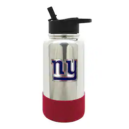Great American Products - New York Giants 32oz. Team Color Chrome Hydration Bottle - Multicolor