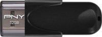 Front Zoom. PNY - Attaché 4 32GB USB 2.0 Flash Drive - Black.