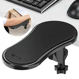 Delton - Purely E5620 Adjustable Desk Armrest Support - Black