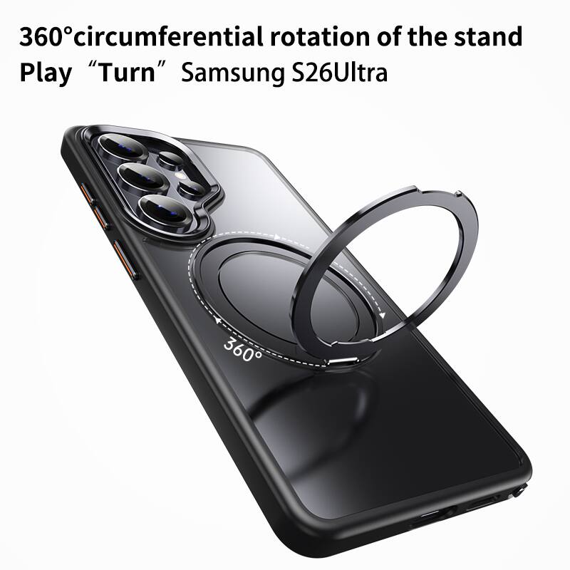 360° circumferential rotation of the stand  
Play "Turn" Samsung S26Ultra