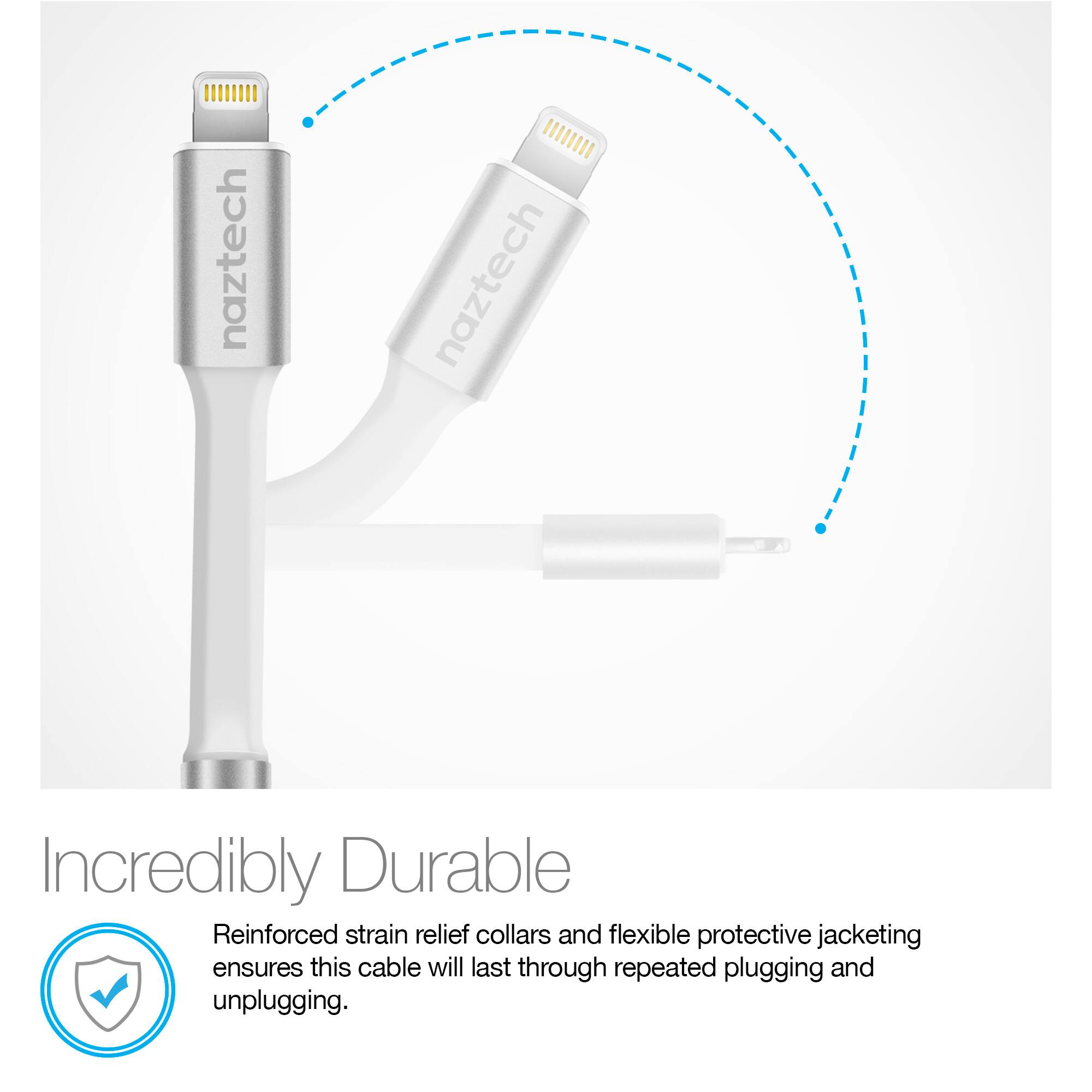 naztech

Incredibly Durable Reinforced strain relief collars and flexible protective jacketing ensures this cable will last through repeated plugging and unplugging.