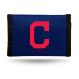 Rico Industries - Cleveland Indians Baseball Nylon Trifold Wallet - Multi