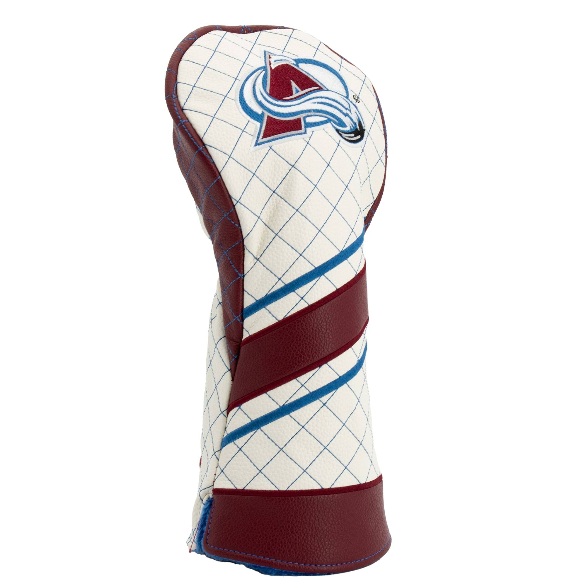 Alt View 2. Team Golf - Colorado Avalanche Striped Quilted Driver Headcover - Multicolor.