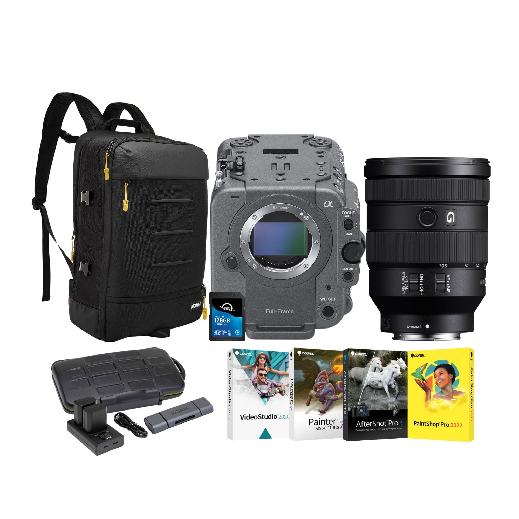 Sony - FX6 Full-Frame Cinema Camera with 24-105mm f/4 G OSS Lens Bundle