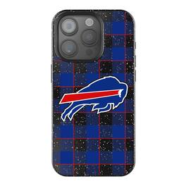 Keyscaper - NFL - Buffalo Bills Plaid Bling iPhone Case - 15 - Black