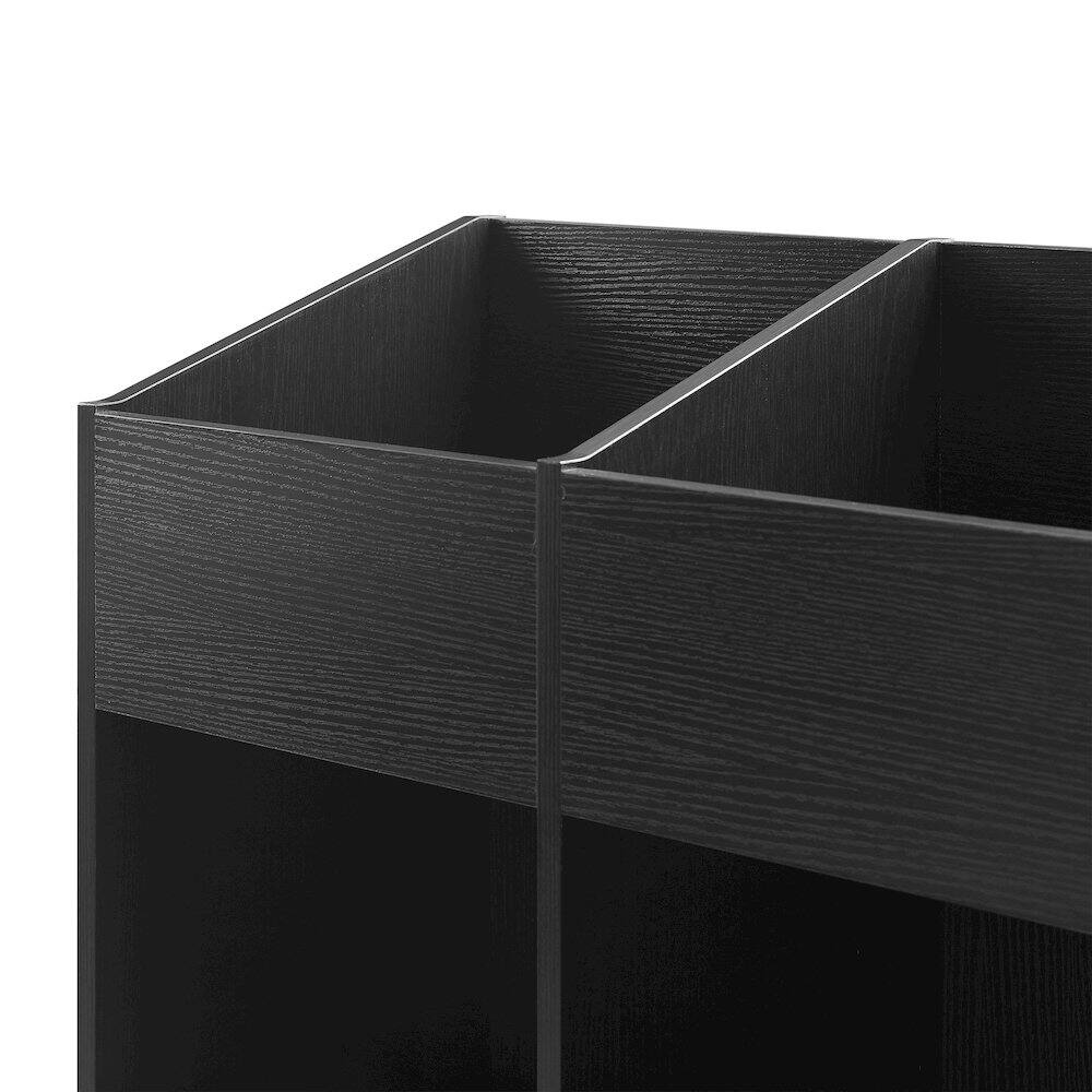 Alt View 7. Crosley Furniture - Enzo Medium Vinyl Record Storage Stand - Black.
