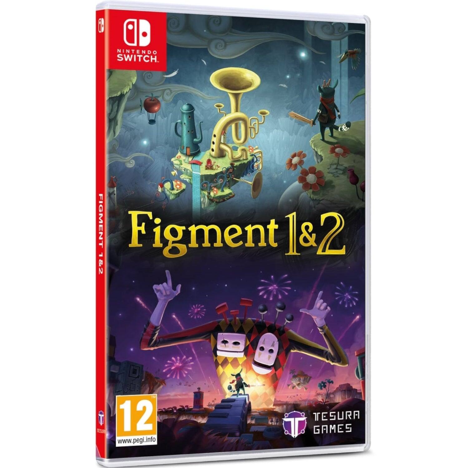 3 NINTENDO SWITCH. FIGMENT Figment 1&2 1&2 ES 12 www.pegi.info TESURA T GAMES