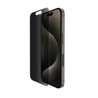 Belkin - ScreenForceiPhone 15 Plus Privacy Screen Protector - Black - Angle_Zoom