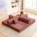 Left. KERDOM - 78 Inch W Sectional Modular Sofa, 3-4 Person Corduroy Sofa Bed Foldable, High Rebound Density Sponge Sofa, Block Couch - Pink.