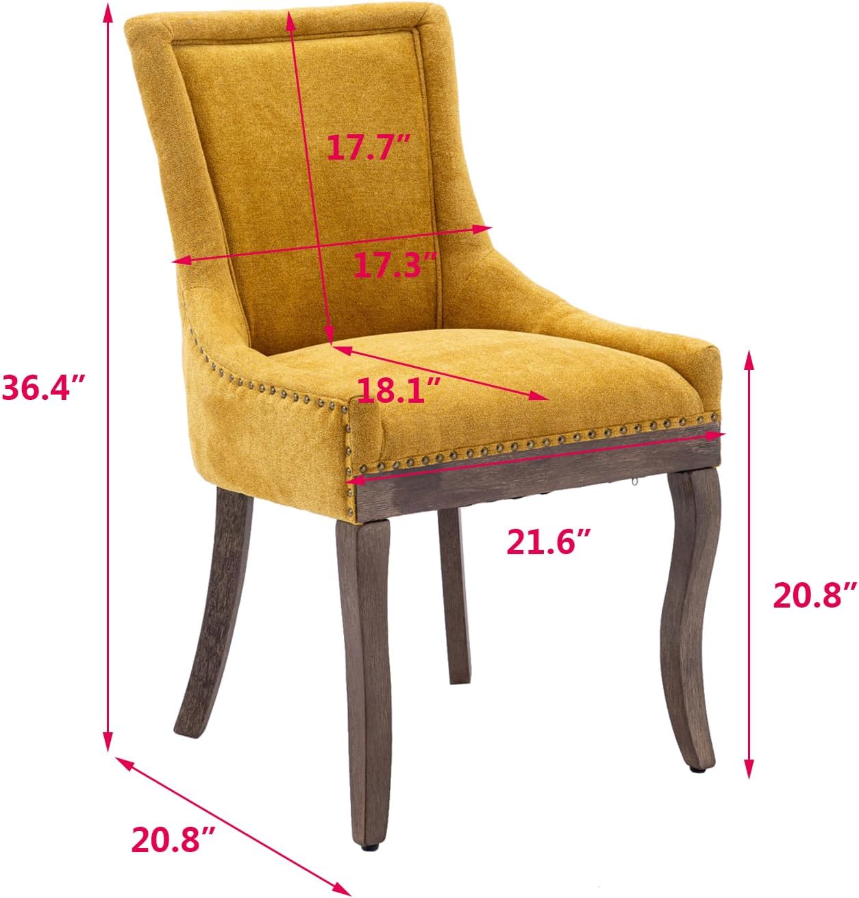 17.7"  
17.3"  
36.4"  
18.1"  
21.6"  
20.8"  
20.8"