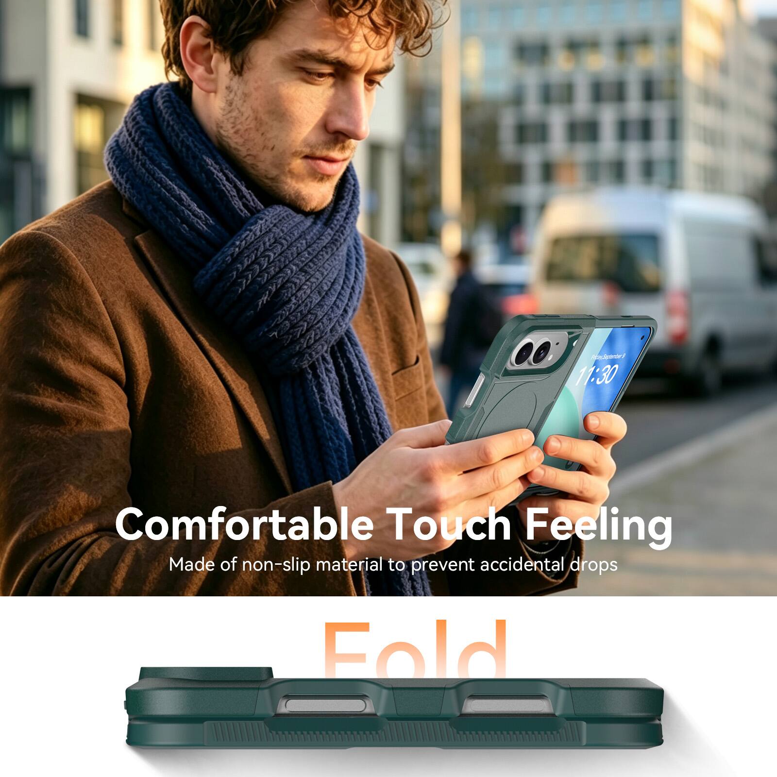 PionSperber1 11:30

Comfortable Touch Feeling
Made of non-slip material to prevent accidental drops

Fold