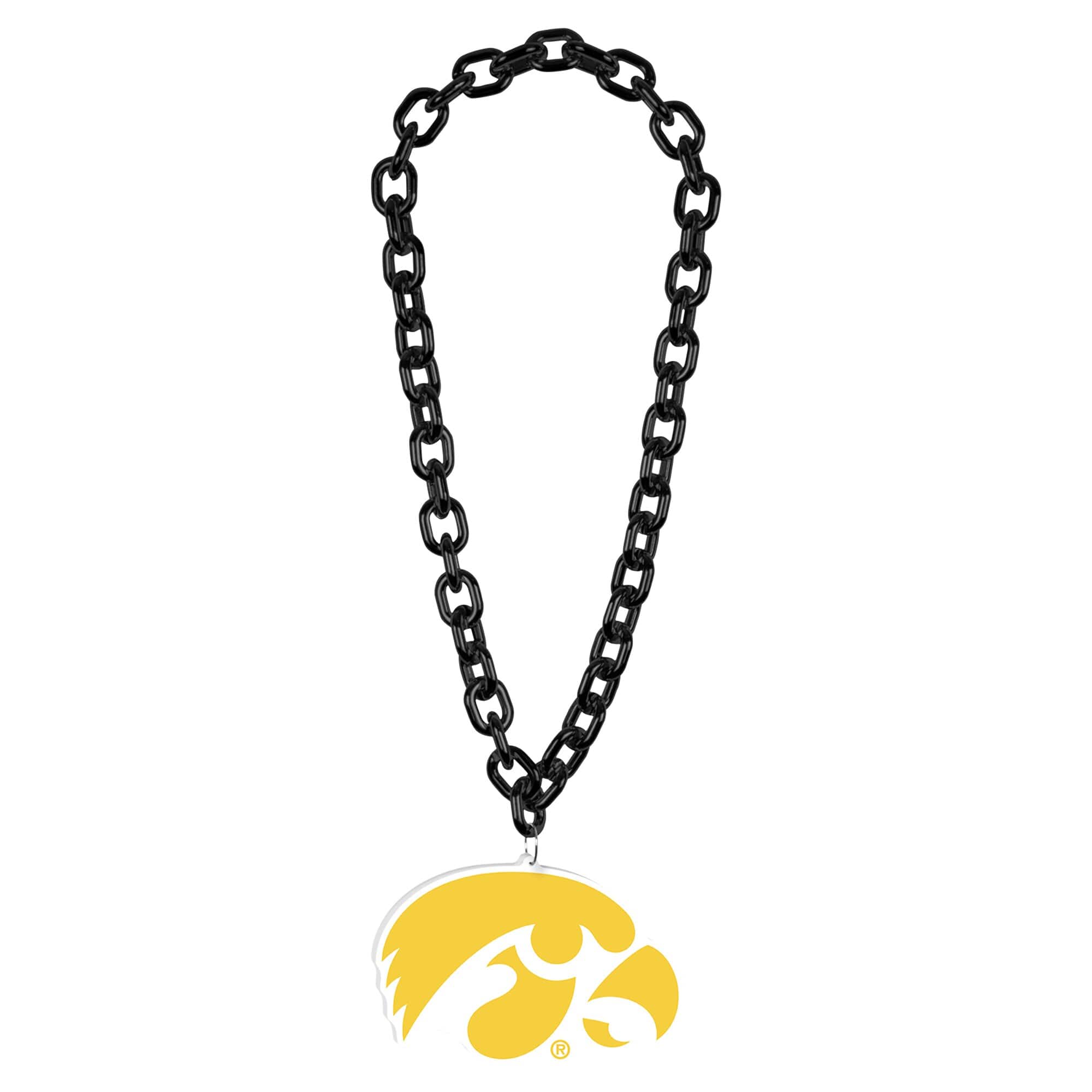 WinCraft - Iowa Hawkeyes Big Chain Logo Necklace - Multicolor price history on PriceWatchPro