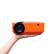 Front. AAXA - Aaxa Hp3 Halloween Special Fx Projector For Haunted Windows, Auto-start, 8 Halloween Movies Preloaded - Orange/Black.