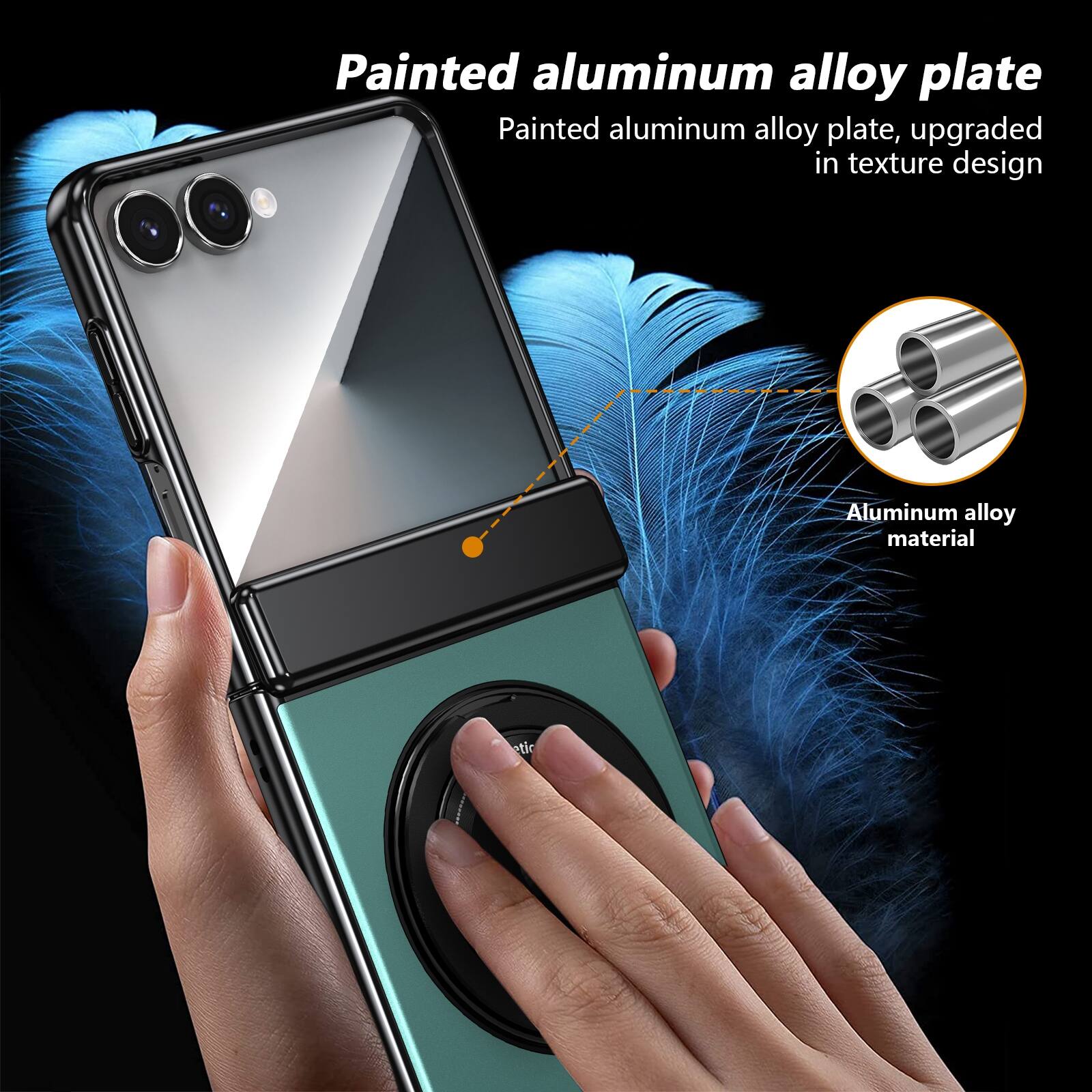 Painted aluminum alloy plate  
Painted aluminum alloy plate, upgraded in texture design  
Aluminum alloy material