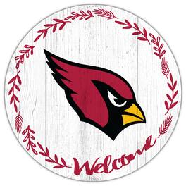 Fan Creations - Arizona Cardinals 12" Welcome Circle Sign - Multicolor
