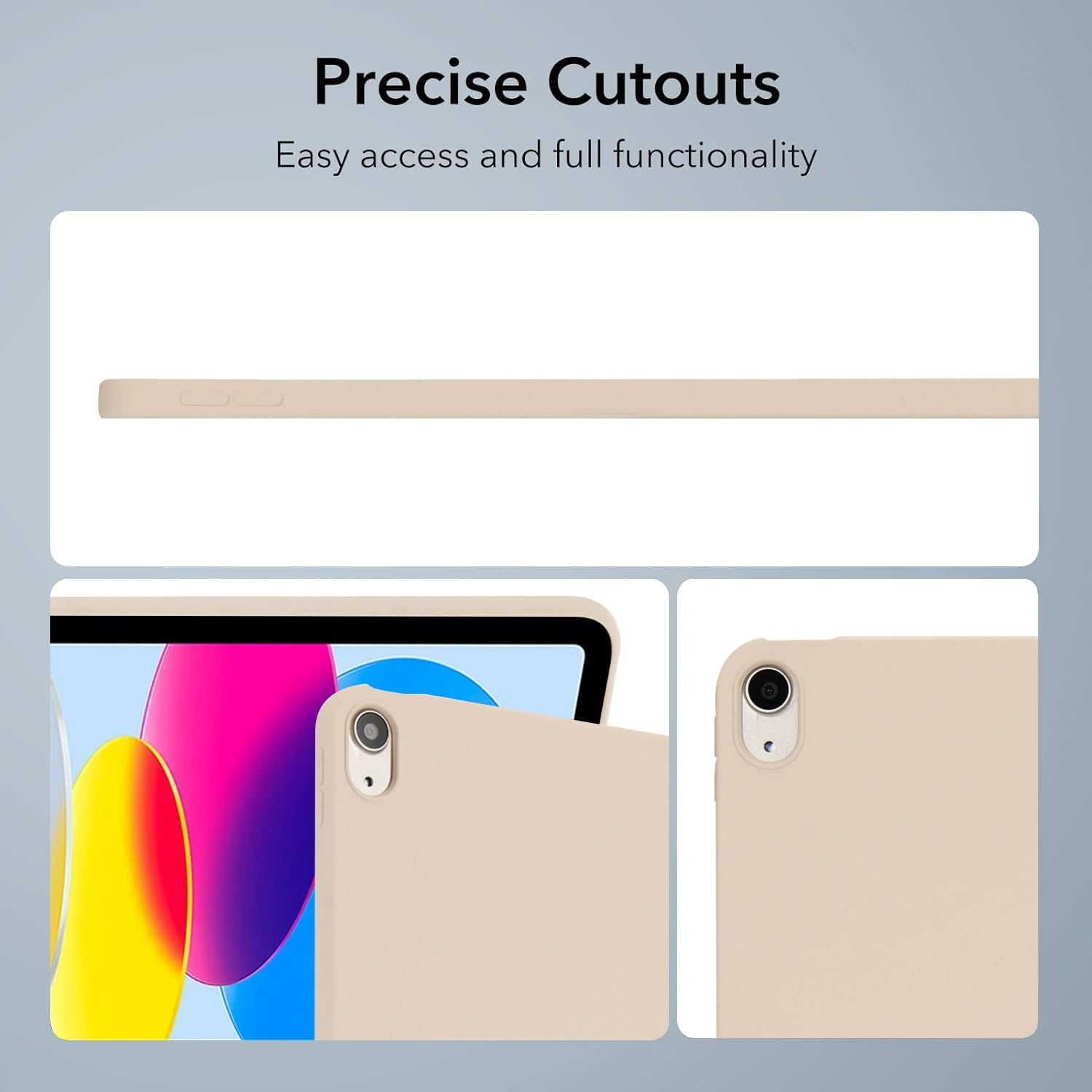Precise Cutouts  
Easy access and full functionality