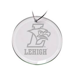 Jardine - Lehigh Mountain Hawks 3'' Glass Round Ornament - Multicolor