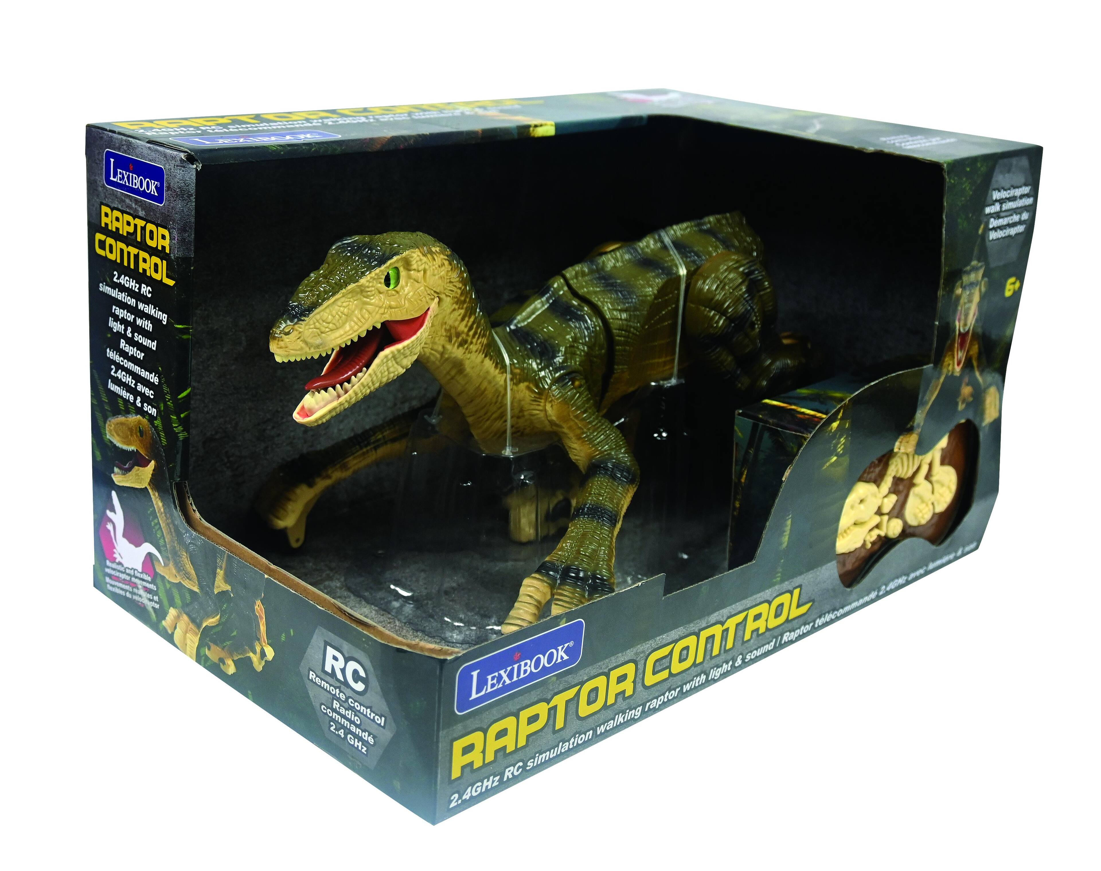 LEXIBOOK RAPTOR CONTROL 2.4GHz simulation RC raptor with walking light & sound  
Raptor tlcommand 2.4GHz lumire avec & son  
Velociraptor walk simulation  
Demarche de Velociraptor 6+  
Sextile ADVENTS Box  
tlcommande CONTROL / Raptor & sound Remote RC LEXIBOOK with light Radio control raptor command 2.4 RAPTOR walking GHZ simulation RC 2.4GHz