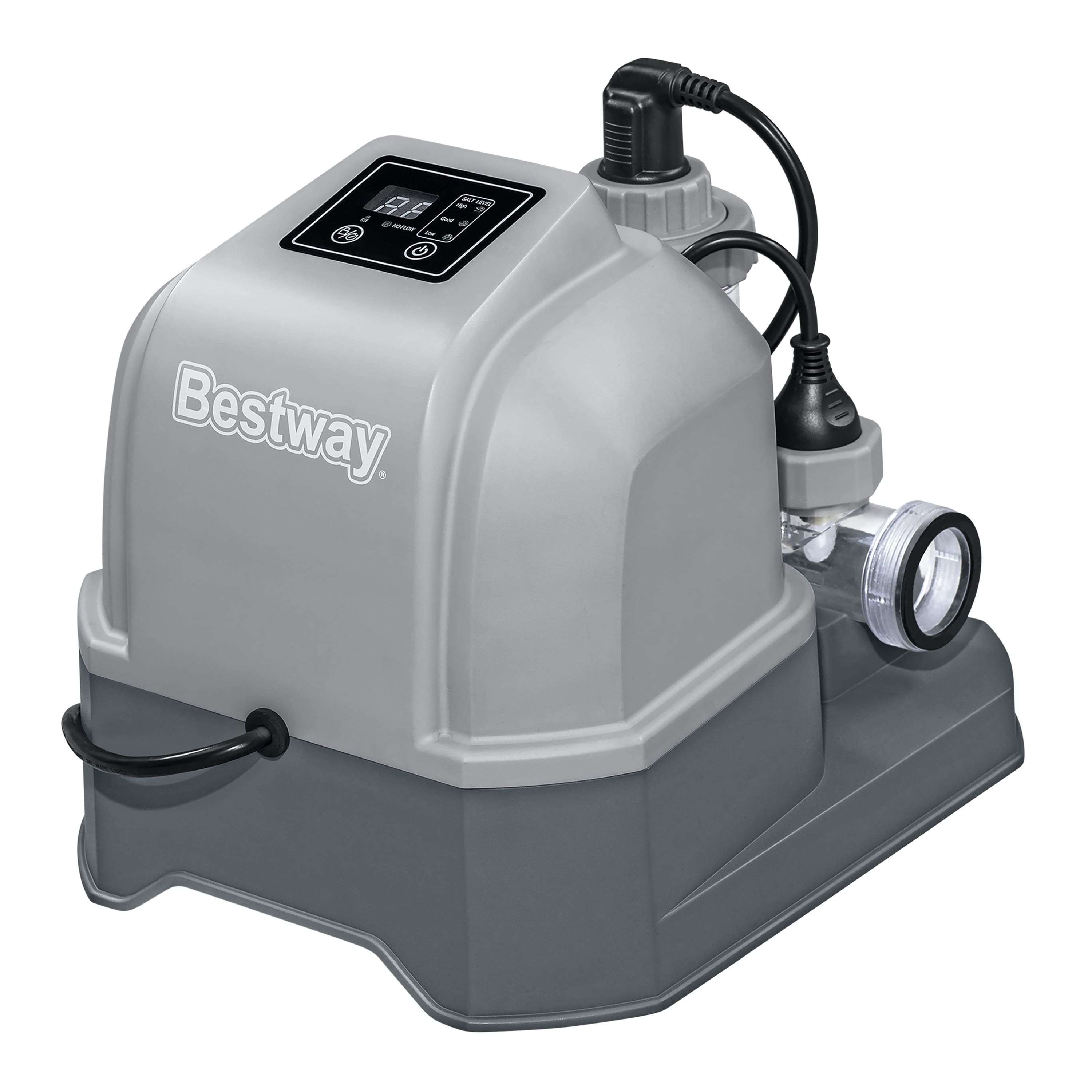 Bestway - Hydrogenic 12 G/H Saltwater Chlorinator for Above Ground Swimming Pools - Gray