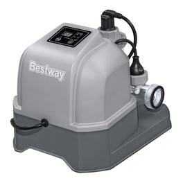 Bestway - Hydrogenic 12 G/H Saltwater Chlorinator for Above Ground Swimming Pools - Gray