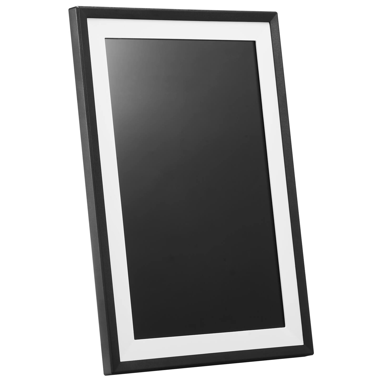 Alt View 5. VEVOR - Digital Picture Frame 10.1 Inch, 1280x800 HD IPS Touch Screen Electronic Photo Frame, 32GB Memory - Black + White.