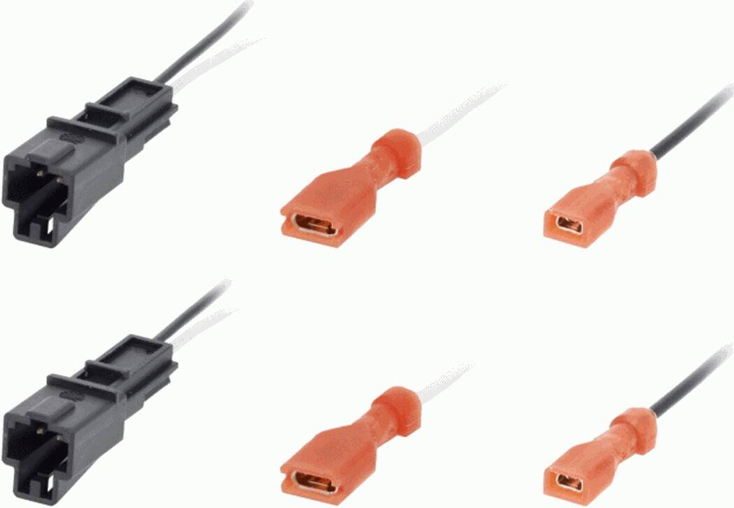 Left. Metra - Speaker Harness for Select 2012-2023 Tesla Models Vehicles (2-Pack) - Multi.