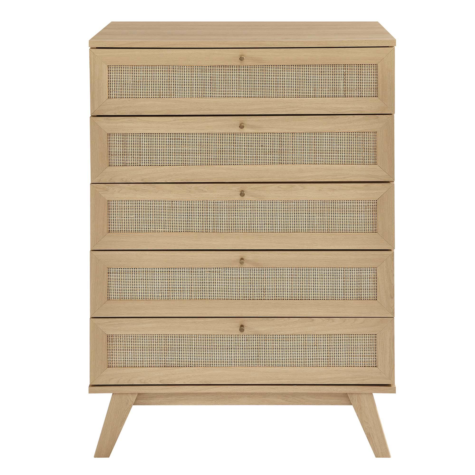 Alt View 2. Modway - Soma 5-Drawer Chest by Modway - Oak.