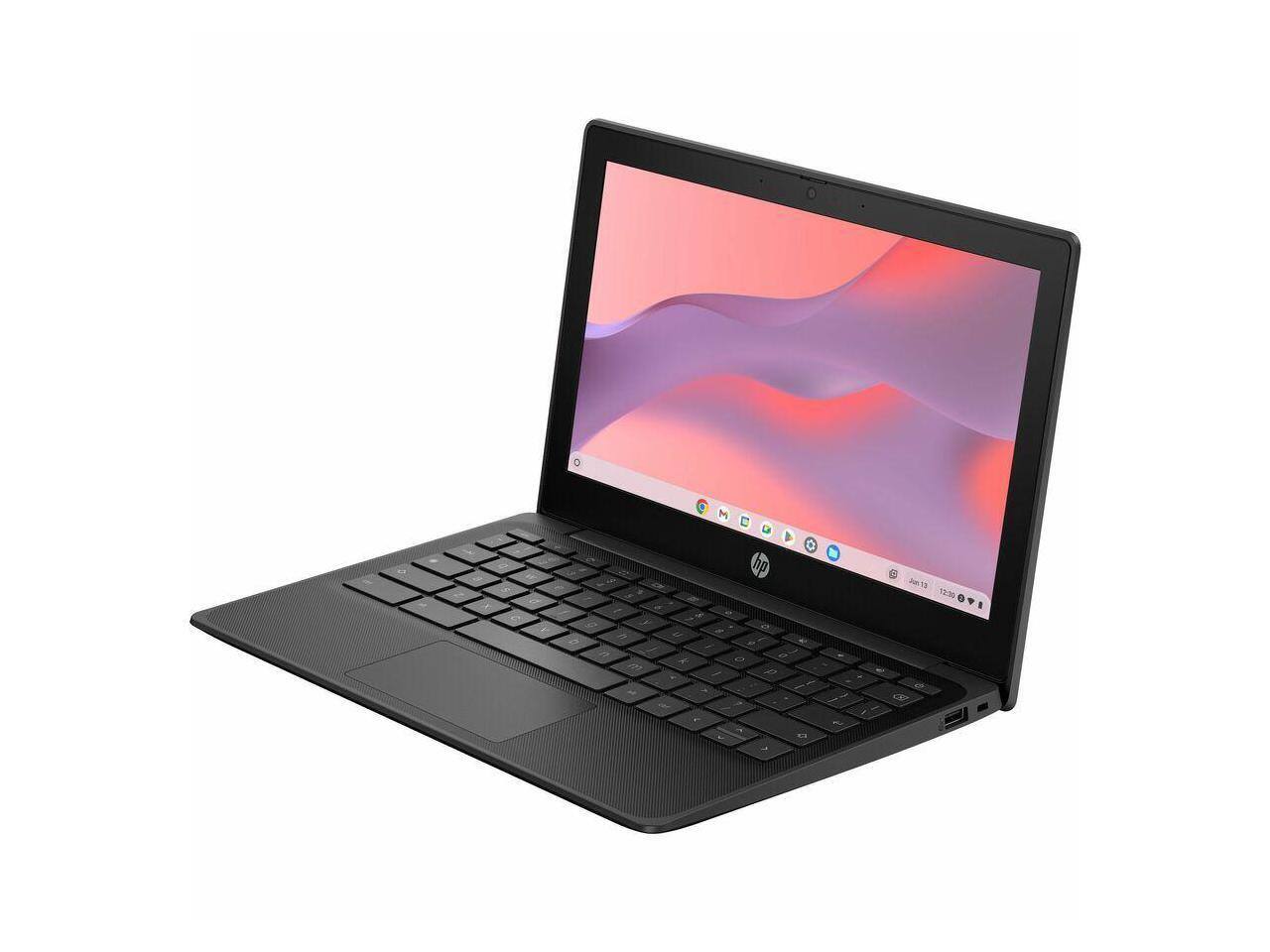 Alt View 3. HP - HP Fortis G1m 11.6" Touchscreen Rugged Chromebook - Octa-core ARM - 8 GB - 64 GB - Jet Black - Black.