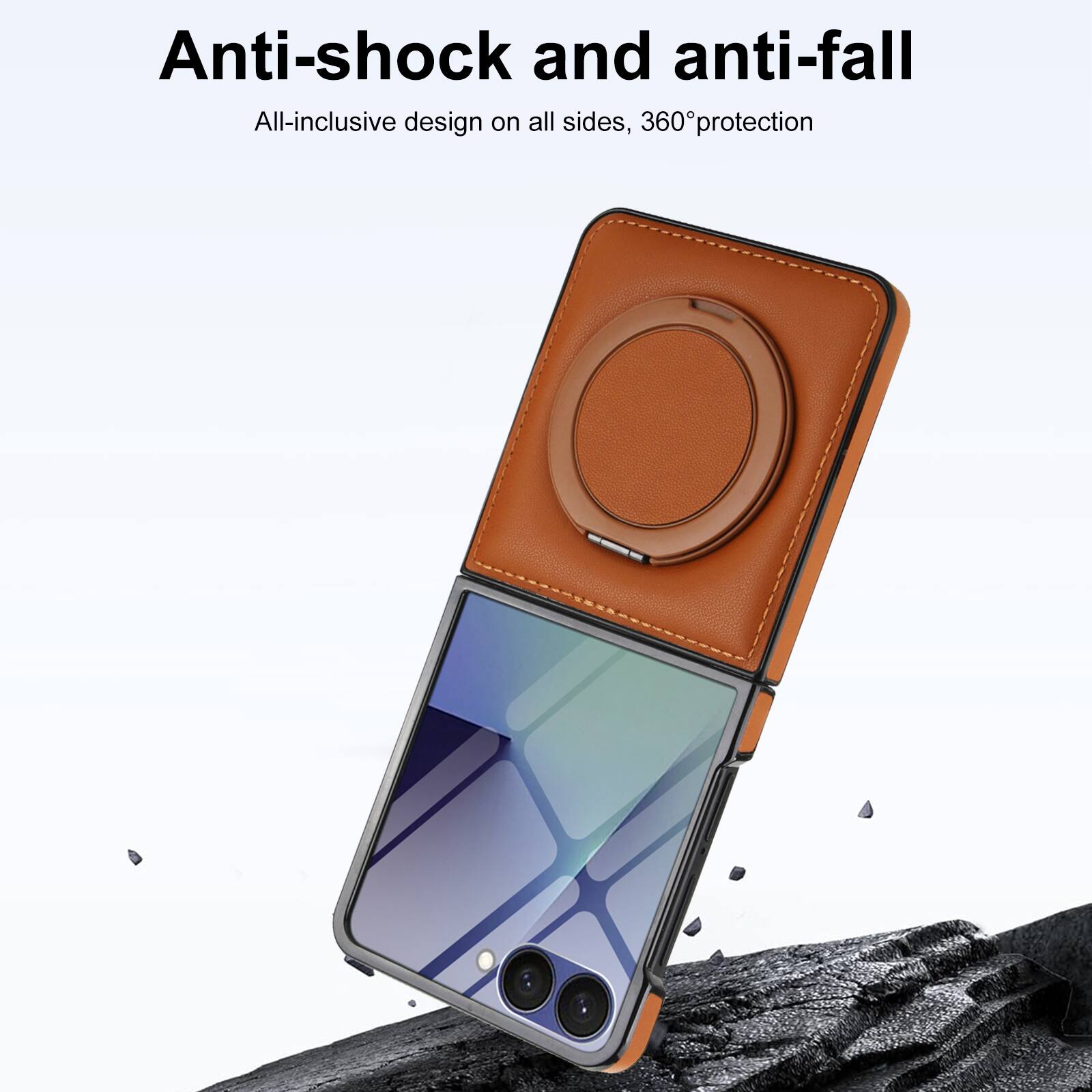 Anti-shock and anti-fall  
All-inclusive design on all sides, 360° protection