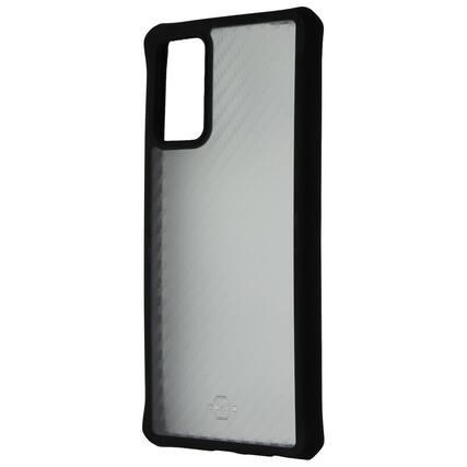 Front. Itskins - ITSKINS Hybrid Tek for Samsung Galaxy Note 20 - Black and Transparent - Black.
