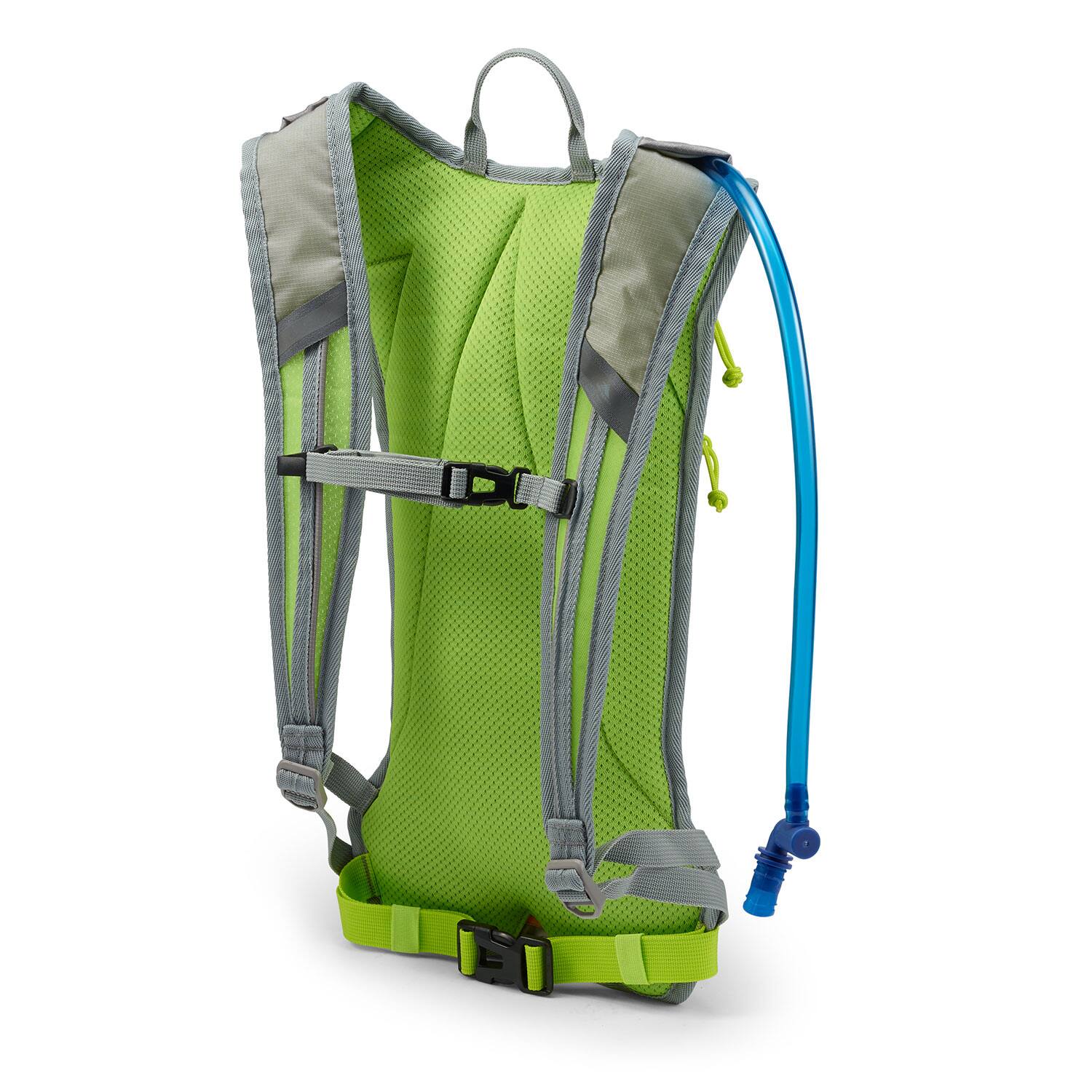 Alt View 10. High Sierra - High Sierra HydraHike 2.0 4L Hydration Water Backpack for Hiking, Gray & Green - Silver.