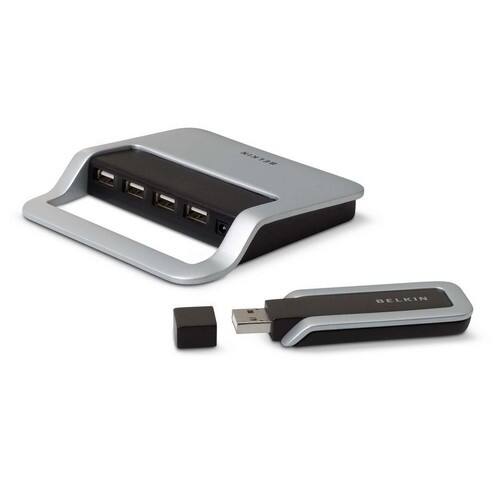 Front Standard. Belkin - 4 Port USB 2.0 Wireless Hub.