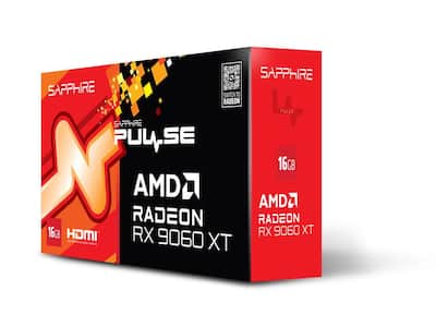 Sapphire PULSE Radeon RX 9060 XT 16GB GDDR6 PCI Express 5.0 x16 Sapphire PULSE Radeon RX 9060 XT 16GB GDDR6 PCI Express 5.0 x16