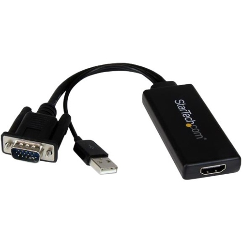 StarTech.com - VGA to HDMI Video Converter - Black