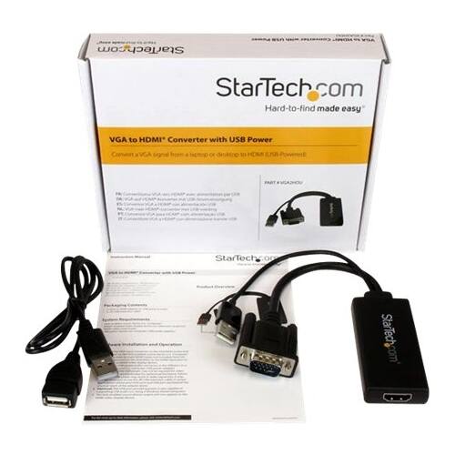 Alt View 14. StarTech.com - VGA to HDMI Video Converter - Black.