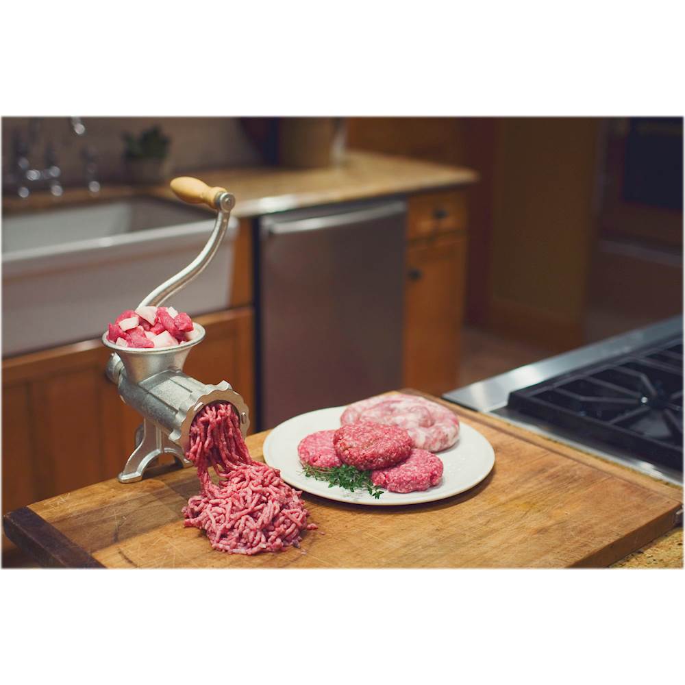 Manual Meat Grinder, Heavy Duty Meat Mincer Sausage Stuffer, 3-in