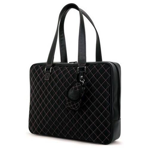 Front Standard. Mobile Edge - Carrying Case for 17" Notebook, - Black, Pink.