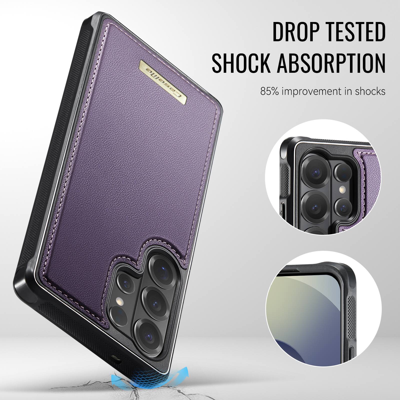 DROP TESTED SHOCK ABSORPTION  
85% improvement in shocks
