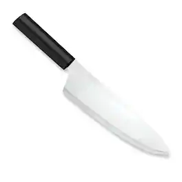Rada - Cutlery 8.5-Inch French Chef Knife Straight Stainless Steel Blade, Handle - Black
