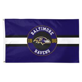 WinCraft - Baltimore Ravens 3' x 5' Applique Flag - Multicolor