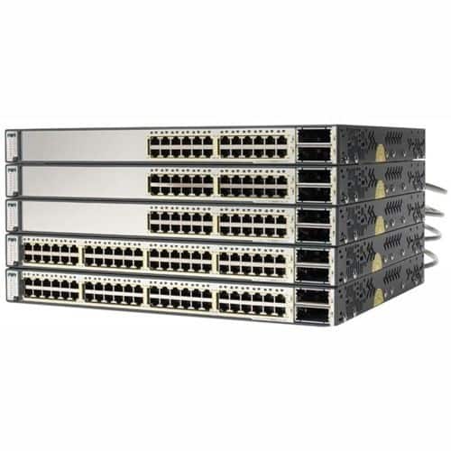 Front Standard. Cisco - Catalyst 3750-E 24-Port Multi-Layer Ethernet Switch with PoE.